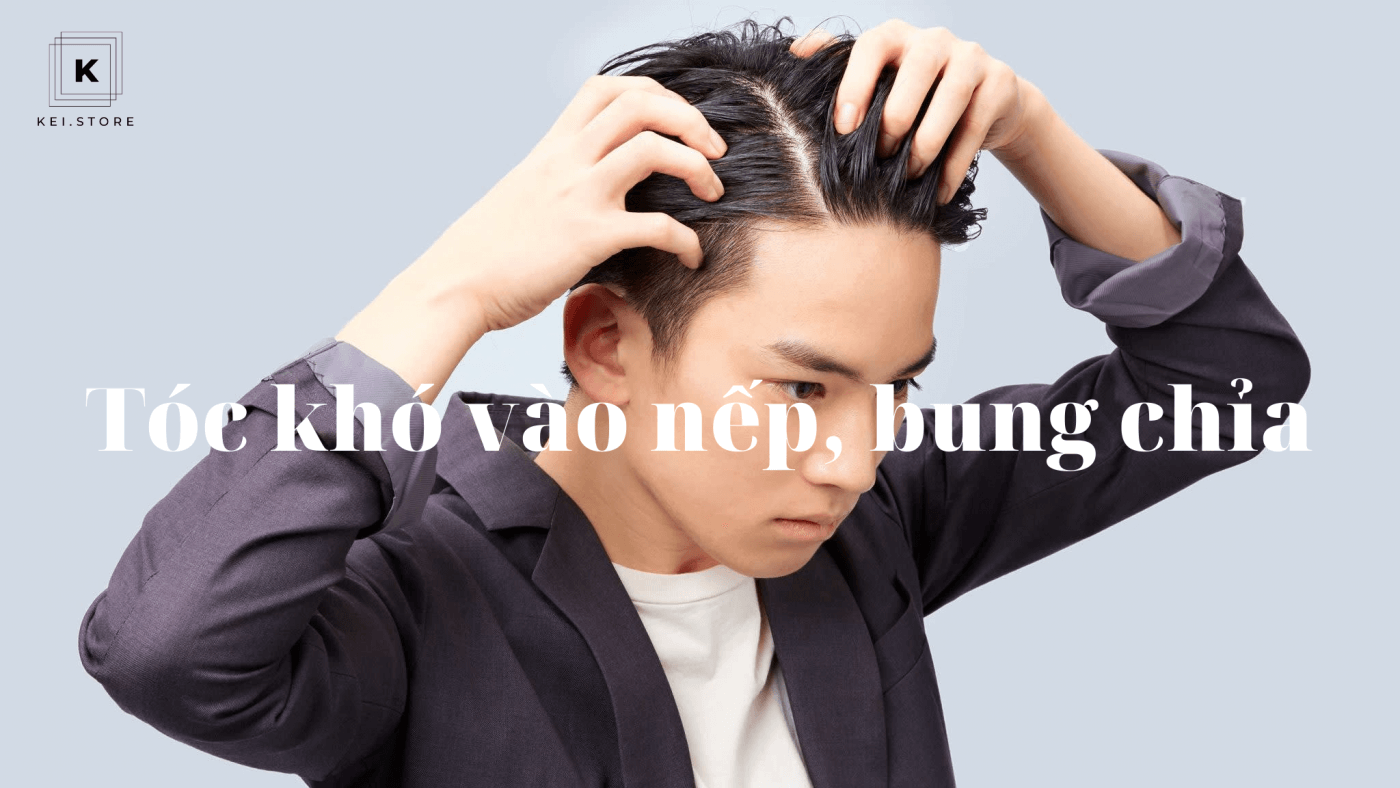 Cách khắc phục tóc nam khó vào nếp - Sáp Tóc & Mỹ Phẩm Nam Giới Chính Hãng
