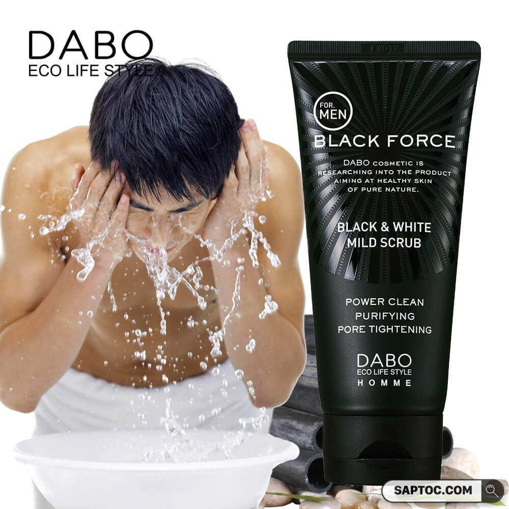 sữa rửa mặt nam DABO BLACK FORCE FOR MEN